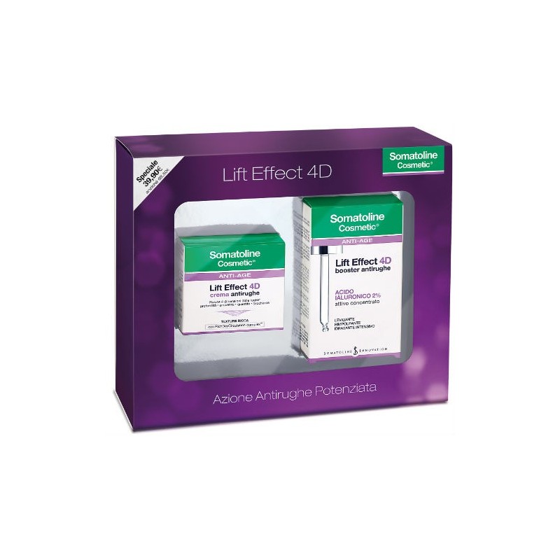 SOMATOLINE COSMETICS VISO 4D GIORNO 50 ML + BOOSTER 30 ML - Farmacia Bartoli