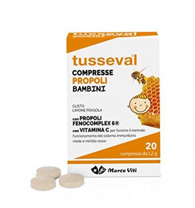 TUSSEVAL GOLA BAMBINI 24 COMPRESSE - Farmacia Bartoli