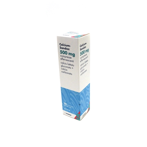 CALCIUM SANDOZ*20CPR EFF 500MG - Farmacia Bartoli
