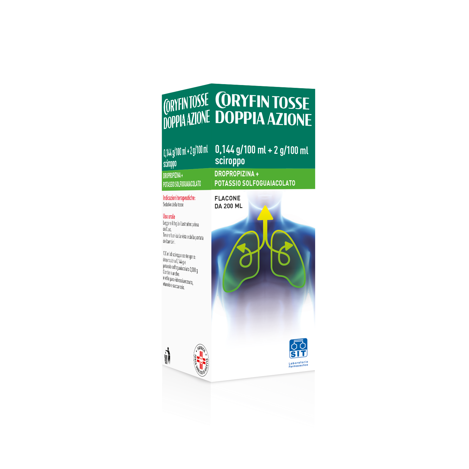 CORYFIN TOSSE DOPPIA AZ*200ML - Farmacia Bartoli