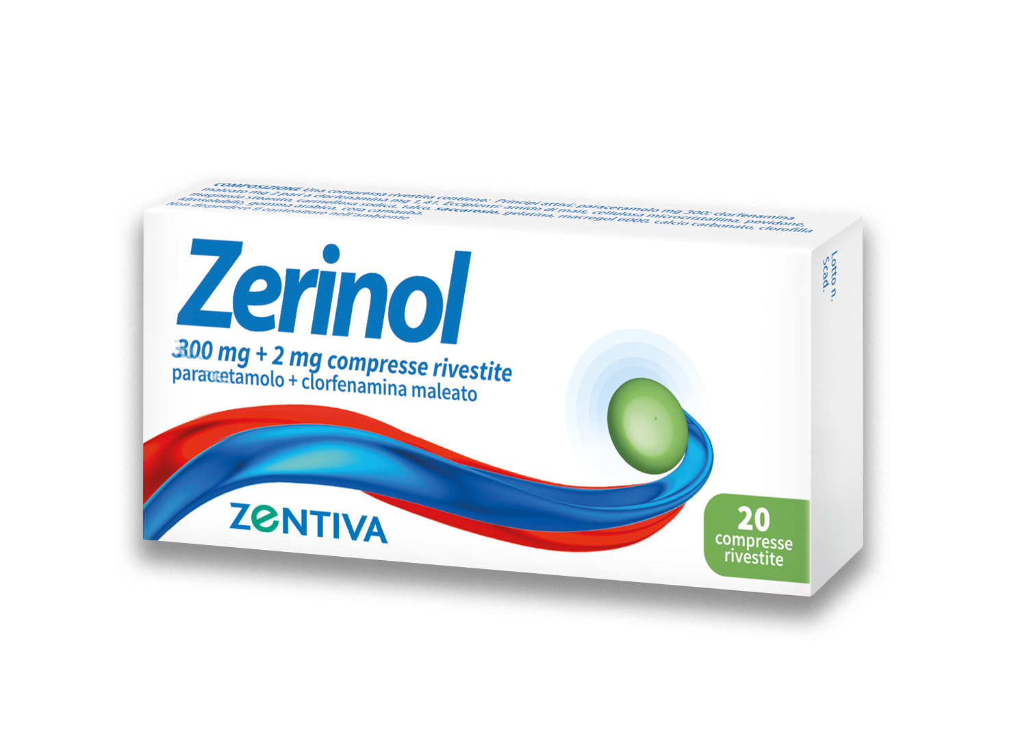 ZERINOL*20CPR RIV 300MG+2MG - Farmacia Bartoli