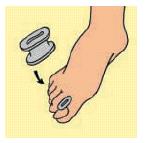 DIVARICATORE PER DITA DEI PIEDI GEL TOE SEPARATOR S - Farmacia Bartoli
