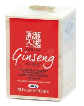 GINSENG KOREAN EXTRACT 30 G - Farmacia Bartoli