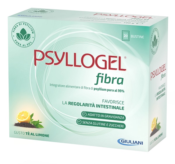 PSYLLOGEL FIBRA TE LIMONE 20 BUSTINE - Farmacia Bartoli