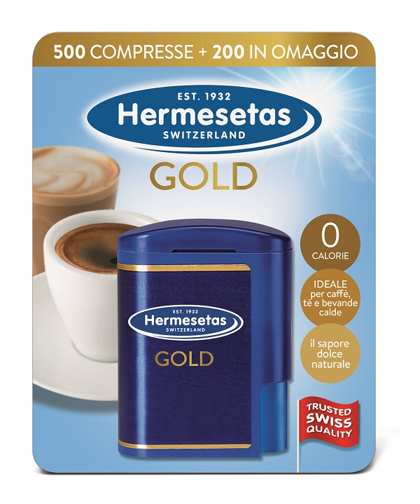 HERMESETAS GOLD 500+200 COMPRESSE 35 G - Farmacia Bartoli