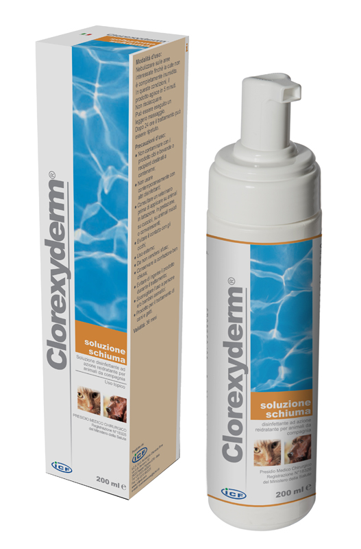 CLOREXYDERM SOLUZIONE SCHIUMA 200 ML - Farmacia Bartoli