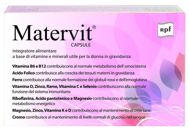 MATERVIT 30 CAPSULE - Farmacia Bartoli