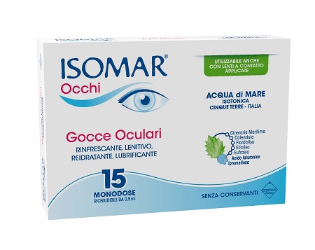 ISOMAR OCCHI GOCCE OCULARI ALL'ACIDO IALURONICO 0,20% 15 FLACONCINI - Farmacia Bartoli
