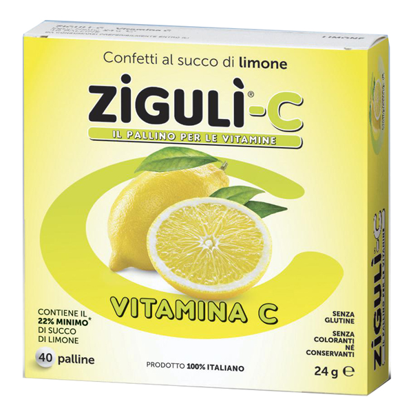 ZIGULI C LIMONE 40 CONFETTI 24 G - Farmacia Bartoli