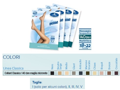 SAUBER COLLANT 140 DENARI MAGLIA MICRORETE BISQUIT 4 LINEA CLASSICA - Farmacia Bartoli