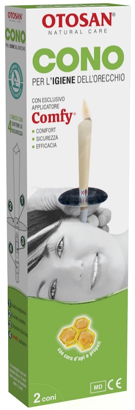 OTOSAN CONO PER L'IGIENE DELLE ORECCHIE OTOSAN+PROPOLI 2 PEZZI - Farmacia Bartoli
