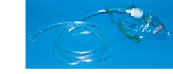 MASCHERA PER OSSIGENOTERAPIA MEDIA CONCENTRAZIONE CON 2 TUBI PROLUNGA 2 METRI - Farmacia Bartoli