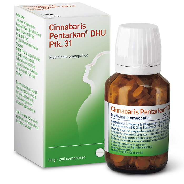 CINNABARIS 31 PTK 200 COMPRESSE 50 G - Farmacia Bartoli