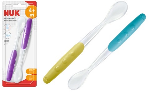 NUK CUCCHIAINO MORBIDO IN SILICONE 2 PEZZI - Farmacia Bartoli