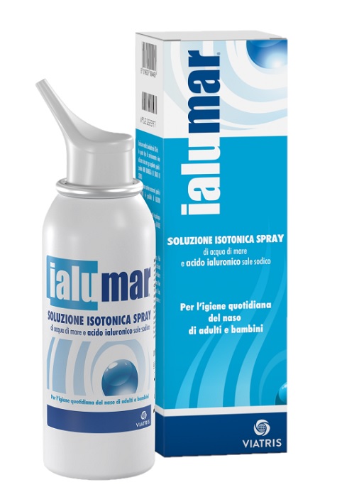 SOLUZIONE ISOTONICA SPRAY DI ACQUA DI MARE ACIDO IALURONICO SALE SODICO PER IGIENE NASO ADULTI E BAMBINI 100ML - Farmacia Bartoli