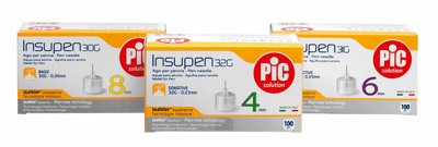 AGO PER PENNA DA INSULINA PIC INSUPEN GAUGE 32 4 MM 100 PEZZI - Farmacia Bartoli