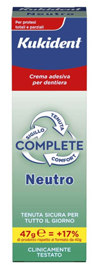 KUKIDENT NEUTRO CREMA ADESIVA DENTIERE 47 G - Farmacia Bartoli