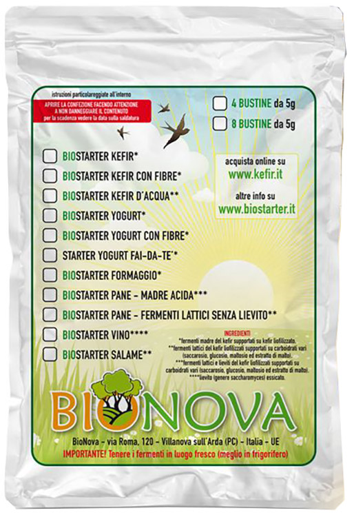 BIOSTARTER PER KEFIR D'ACQUA - Farmacia Bartoli