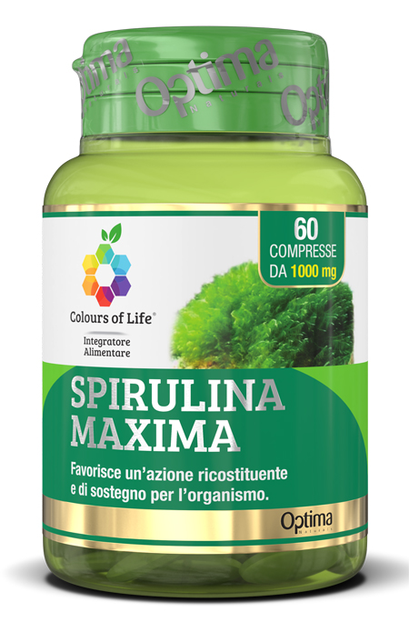 COLOURS OF LIFE SPIRULINA MAXIMA 60 COMPRESSE 1000 MG - Farmacia Bartoli