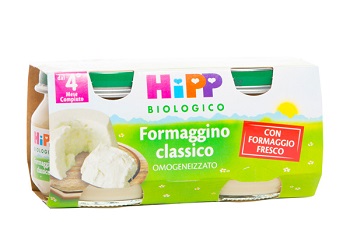HIPP BIO OMOGENEIZZATO FORMAGGINO CLASSICO 2X80 G - Farmacia Bartoli
