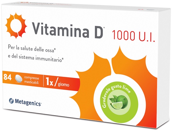 VITAMINA D 1000 UI 84 COMPRESSE MASTICABILI - Farmacia Bartoli