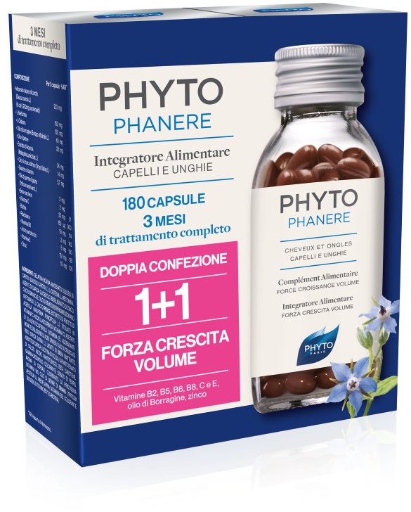PHYTO PARIS PHYTOPHANERE INTEGRATORE ALIMENTARE CAPELLI/UNGHIE 90+90 CAPSULE - Farmacia Bartoli