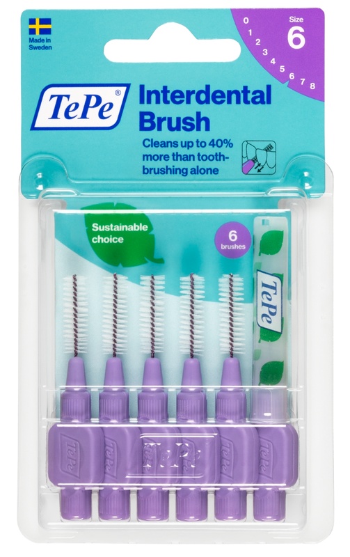 TEPE SCOVOLINO VIOLA 1,1MM 6 PEZZI - Farmacia Bartoli