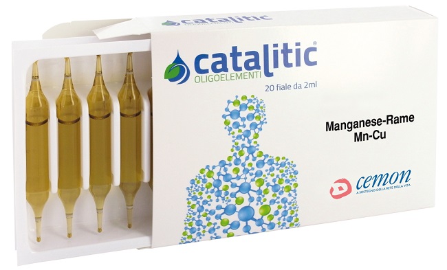 CATALITIC OLIGOELEMENTI MANGANESE RAME MN-CU 20 FIALE 2 ML - Farmacia Bartoli