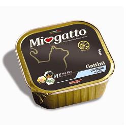 MIOGATTO GATTINI VITELLO GRAIN FREE 100 G - Farmacia Bartoli