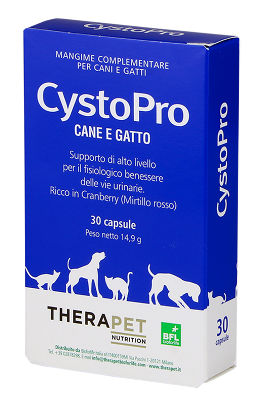 CYSTOPRO THERAPET 30 CAPSULE - Farmacia Bartoli