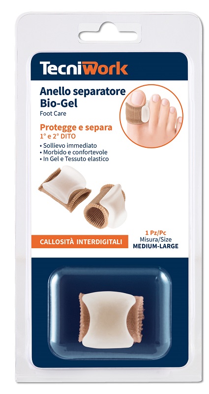 BIO-GEL ANELLO SEPARATORE PER ALLUCE M/L 1 PEZZO - Farmacia Bartoli
