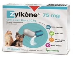 ZYLKENE CANI E GATTI FINO A 10KG 20 CAPSULE 75 MG - Farmacia Bartoli