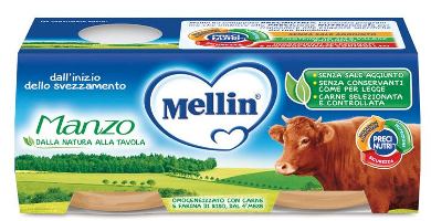 MELLIN OMOGENEIZZATO MANZO 2 X 80 G - Farmacia Bartoli