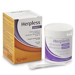 HERPLESS POLVERE BARATTOLO 30 G CON MISURINO - Farmacia Bartoli