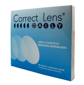 CORRECT LENS DAILY LENTI CONTATTO MONOUSO GIORNALIERE 4,00 30 PEZZI - Farmacia Bartoli