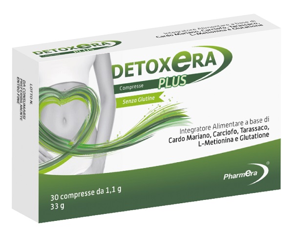 DETOXERA PLUS INTEGRATORE ALIMENTARE PER STIPSI E TRANSITO INTESTINALE 30 COMPRESSE - Farmacia Bartoli