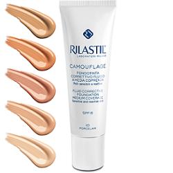 RILASTIL CAMOUFLAGE FONDOTINTA CORRETTIVO FLUIDO MEDIA COPRENZA 20 30 ML - Farmacia Bartoli