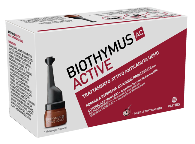 BIOTHYMUS AC ACTIVE TRATTAMENTO ATTIVO ANTICADUTA UOMO 10 FIALE 3,5 ML - Farmacia Bartoli