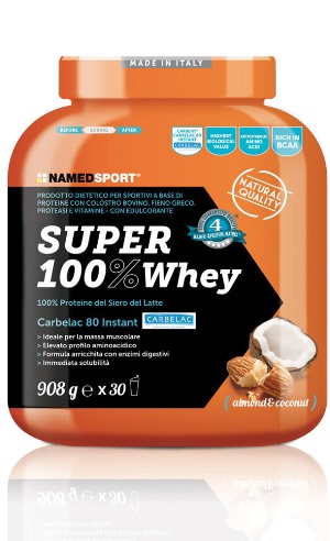 SUPER100% WHEY COCONUT/ALMOND 2 KG - Farmacia Bartoli