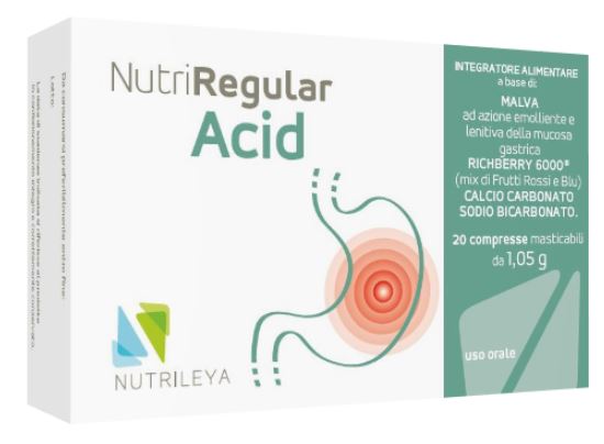 NUTRIREGULAR ACID 20 COMPRESSE MASTICABILI - Farmacia Bartoli