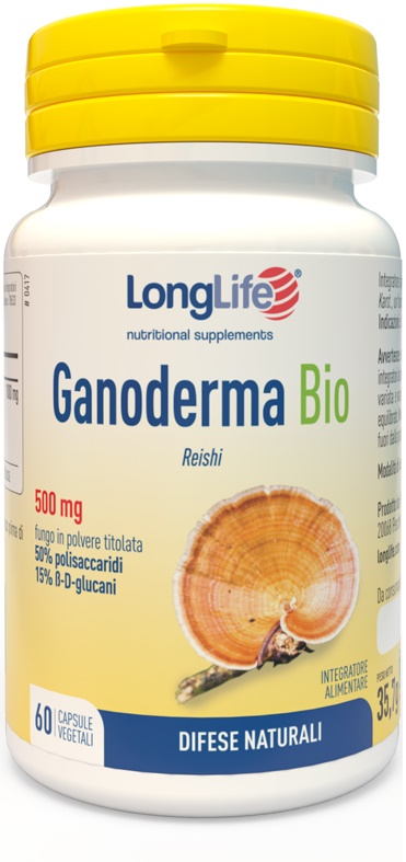 LONGLIFE GANODERMA BIO 60 CAPSULE - Farmacia Bartoli