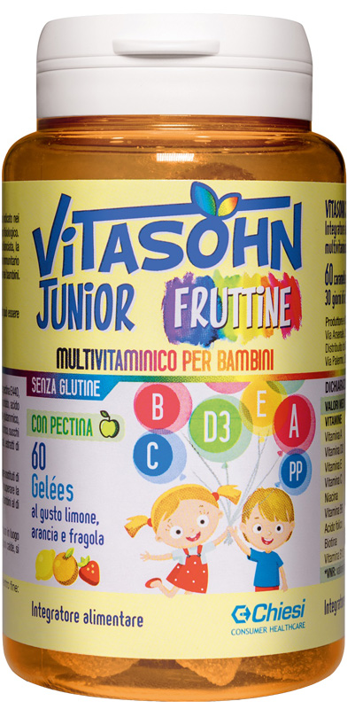 VITASOHN JUNIOR FRUTTINE 60 CARAMELLE - Farmacia Bartoli