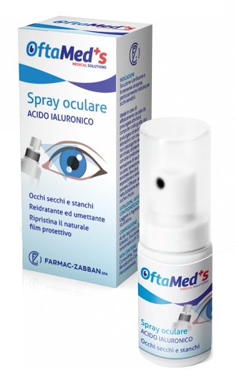 OFTAMED'S SPRAY CULARE OCCHI SECCHI E STANCHI ACIDO IALURONICO 10 ML - Farmacia Bartoli