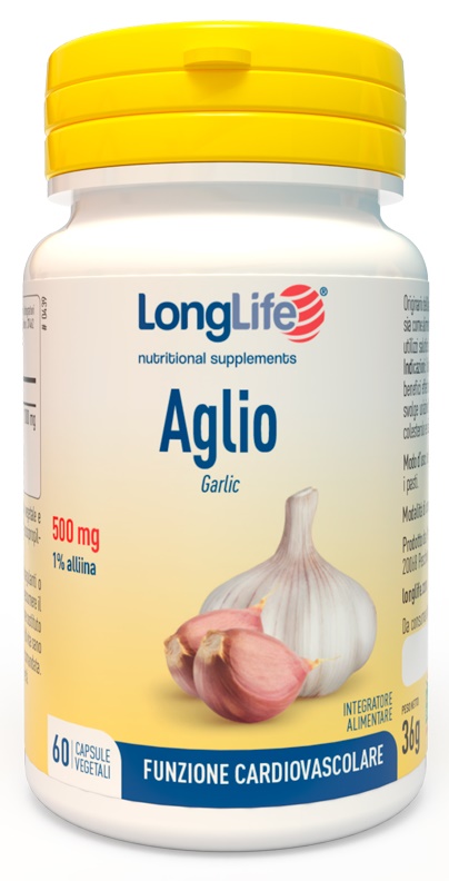 LONGLIFE AGLIO 60 CAPSULE VEGETALI - Farmacia Bartoli