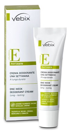 VEBIX PHYTAMIN CREMA DEODORANTE 1 SETTIMANA 25 ML - Farmacia Bartoli