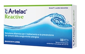 ARTELAC REACTIVE SOLUZIONE OFTALMICA MONODOSE 20 UNITA' DA 0,5 ML - Farmacia Bartoli