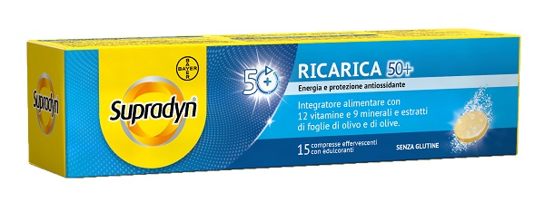 SUPRADYN RICARICA 50+ 15 COMPRESSE EFFERVESCENTI - Farmacia Bartoli