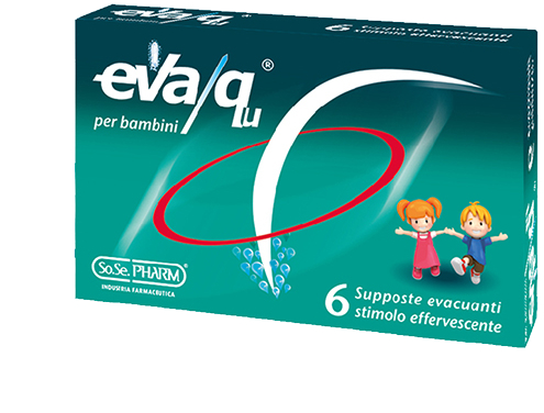 EVA QU BAMBINI SUPPOSTE EVACUANTI 6 PEZZI - Farmacia Bartoli