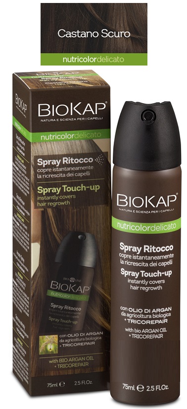 BIOS LINE BIOKAP NUTRIDEL SPRAY RITOCCO CASTANO SCURO 75 ML - Farmacia Bartoli