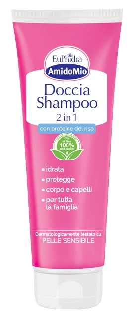EUPHIDRA AMIDOMIO DOCCIA SHAMPOO 2 IN 1 250 ML - Farmacia Bartoli